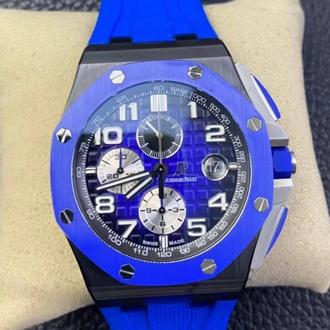 Audemars Piguet Royal Oak Offshore 26405CE.OO.A030CA.01 RS Factory 1:1 Best Edition Replica Watch Blue Strap